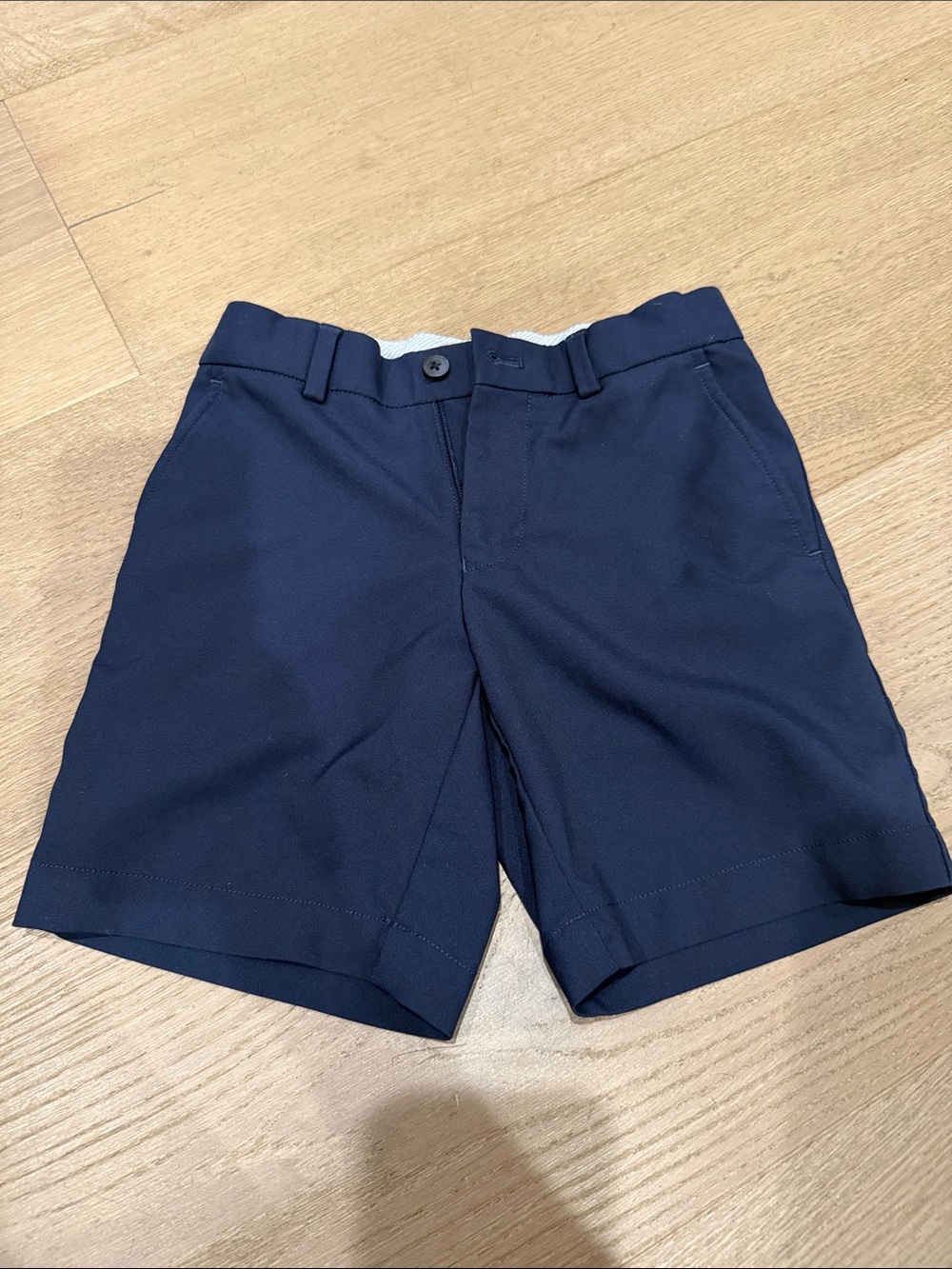 Peter Millar Navy Kids' Tailored Shorts